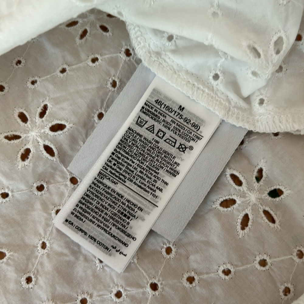 Cap Sleeve Gap Blouse - Picture 7 of 7